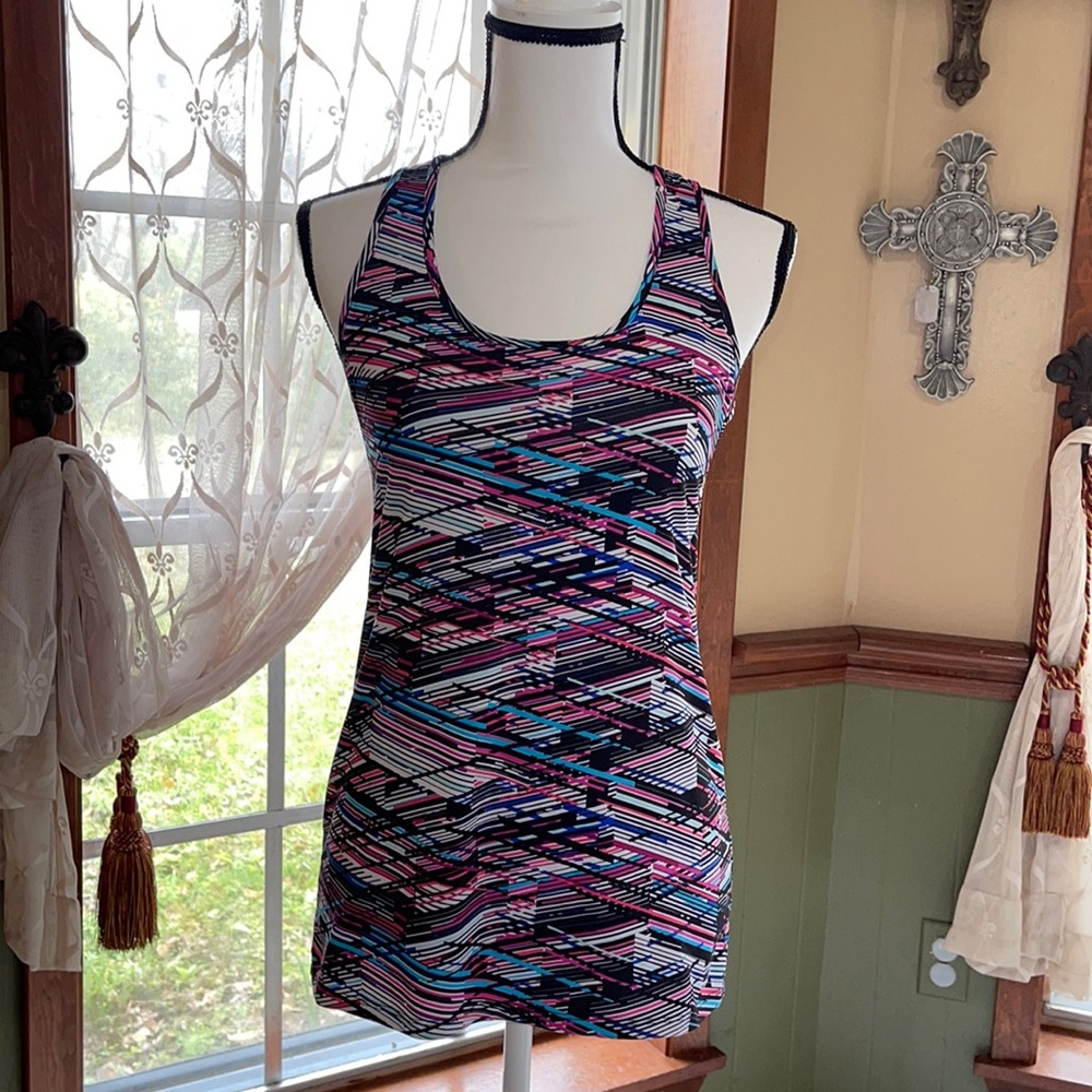 Fabletics Multicolours Racerback Workout Tank - XS